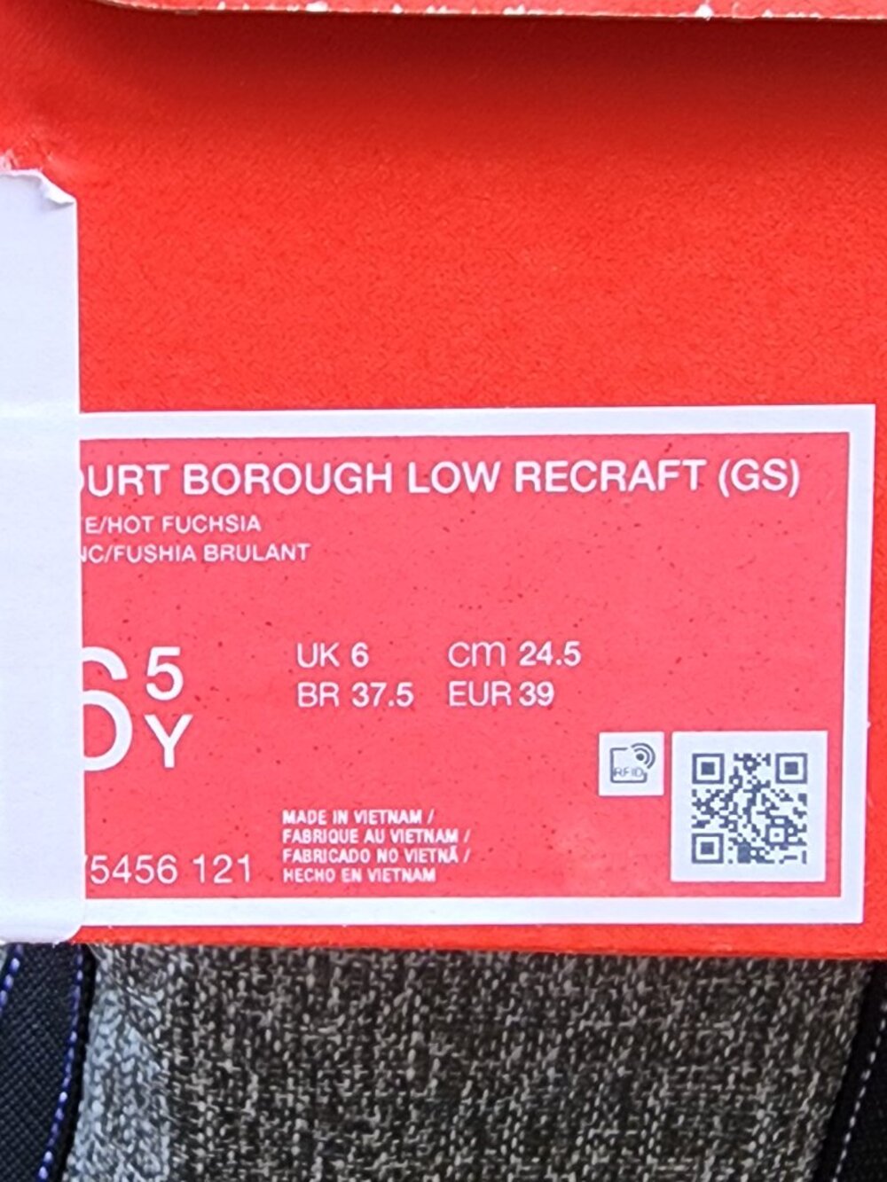 *NWB* Nike Court Borough Low Recraft(GS) sz 6.5 Youth, 8 Women's Sneakers - Picture 13 of 15